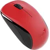 Мышь Genius NX-7000, оптическая, беспроводная, USB, красный и черный [31030016403]