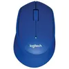 Мышь Logitech M330 Silent Plus, оптическая, беспроводная, USB, синий [910-004925]