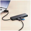 Адаптер/Кабель-Разветвитель ANKER 4-Port USB 3.0, Ultra Slim, Data, HubA7516, Black/черный
