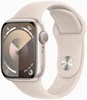 Смарт-часы Apple Watch Series 9, A2980, 45 мм, сияющая звезда, Sport Band, S/M (MR963ZP/A)
