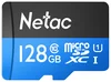 Карта памяти Netac P500 Standard 128ГБ microSDXC U1 up to 80MB/s NT02P500STN-128G-S