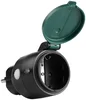 Розетка  SLS SLS-OUT-02WFBLGR, WiFi, black/green