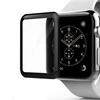 Защитное стекло для Apple Watch/Watch 2/Watch 3 (42 мм) (Черное) (полное покрытие)