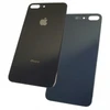 Крышка iPhone 8 Plus (только стекло) (черный) AAA