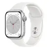 Умные часы Apple Watch Series 8 (GPS), 41мм, Silver Aluminum Case/White Sport Band - R