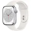 Умные часы Apple Watch Series 8 (GPS), 45 мм, Silver Aluminum Case/White Sport Band - R