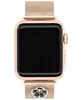 Ремешок apple watch из сетки цвета розового золота, 38/40/41 мм COACH, мульти