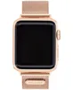 Сетчатый браслет из розового золота, 38/40/41 мм, ремешок для apple watch COACH, мульти