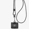 Чехол Michael Kors Hudson Logo Lanyard для Apple Airpods Pro, черный/серый