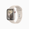 Умные часы Apple Watch Series 9 (GPS+Cellular), 45мм, Starlight Aluminum Case/Starlight Sport Band - S/M