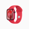 Умные часы Apple Watch Series 9 (GPS), 41мм, (PRODUCT)RED Aluminum Case/(PRODUCT)RED Sport Band - M/L