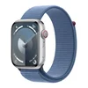 Умные часы Apple Watch Series 9 (GPS + Cellular), 45мм, Silver Aluminum Case/Winter Blue Sport Loop - Onesize