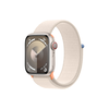 Умные часы Apple Watch Series 9 (GPS + Cellular), 41мм, Starlight Aluminum Case/Starlight Sport Loop - Onesize