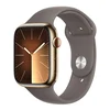 Умные часы Apple Watch Series 9 (GPS+Cellular), 45 мм, Gold Stainless Steel Case/Clay Sport Band - M/L