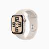 Умные часы Apple Watch SE Gen 2 2023 (GPS), 44 мм, Starlight Aluminum Case/Starlight Sport Band - S/M