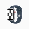Умные часы Apple Watch SE Gen 2 2023 (GPS + Cellular), 44 мм, Silver Aluminum Case/Storm Blue Sport Band - M/L