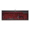 Игровая клавиатура Corsair K68 проводная, механическая, CHERRY MX Red, красная подсветка, английская раскладка, чёрный