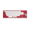 Механическая игровая беспроводная клавиатура Varmilo Koi 68, Cherry MX Red, красный/белый, английская раскладка