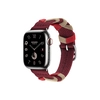 Умные часы Apple Watch Series 9 Hermes (GPS + Cellular), 41мм, Silver Case/Rouge H Bridon Single Tour
