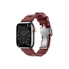 Умные часы Apple Watch Series 9 Hermes (GPS + Cellular), 41мм, Silver Case/Rouge H Kilim Single Tour