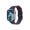 Умные часы Apple Watch Series 9 Hermes (GPS + Cellular), 41мм, Silver Case/Navy/Rouge H Twill Jump