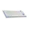 Игровая клавиатура Logitech G PRO X TKL Lightspeed, Tactile (GX Brown), белый, английская раскладка