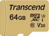 Флеш-накопитель Micro SecureDigital 64Gb Transcend Class 10 TS64GUSD500S {MicroSDXC Class 10 UHS-I U3, SD adapter}
