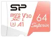Карта памяти microSDXC 64Gb Silicon Power Superior SP064GBSTXDV3V20SP