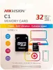 Флеш карта microSDHC 32GB Hikvision HS-TF-C1(STD)/32G/Adapter &lt;HS-TF-C1(STD)/32G/Adapter&gt;  (с SD адаптером) R/W Speed 92/20MB/s , V10