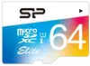 Флеш карта microSD 64GB Silicon Power Elite microSDHC Class 10 UHS-I  Colorful