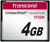 Промышленная карта памяти CompactFlash Transcend 220I, 4 Гб SLC, темп. режим от -40? до +85?