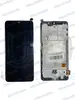 Дисплей для Samsung A415F (A41) в сборе с тачскрином и рамкой (черный) Oled