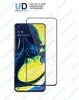 Защитное стекло Samsung A80/A90/Huawei P Smart (2021)/Y7A (полное покрытие) черный