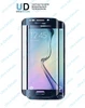 Защитное стекло 3D Samsung G925F (S6 Edge) полное покрытие синий