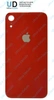 Задняя крышка для iPhone Xr (стекло) красный