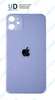 Задняя крышка для iPhone 11 (стекло) фиолетовый