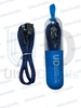 Кабель USB UD для iPhone Lightning, 3.1A, длина 1.0м (синий)