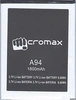 Аккумулятор для Micromax A94