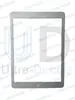 Стекло для переклейки с OCA для iPad Air 2/iPad Pro 9.7 белый