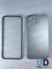 Защитное стекло 360° для iPhone 12 Pro полное покрытие серебро