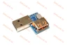 USB адаптер-конвертер (тип-4) microUSB, USB-A(F), USB-A(M)
