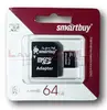 microSD 64GB class 10 (с адаптером) Smartbuy UHS-1