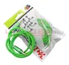 Шнур "Mi-Digit" штекер 3.5мм x штекер 3.5м толстый мягкий кабель 1,5м. Зеленый, штекер золото