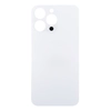 Задняя крышка для Apple iPhone 13 Pro (стекло, широкий вырез под камеру) (белая)