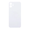 Задняя крышка для Apple iPhone 12 (стекло, широкий вырез под камеру) (белая)