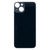 Задняя крышка для Apple iPhone 14 (стекло, широкий вырез под камеру) (черная)