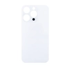 Задняя крышка для Apple iPhone 14 Pro (стекло, широкий вырез под камеру) (белая)