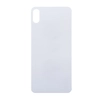 Задняя крышка для Apple iPhone Xs Max (стекло, широкий вырез под камеру) (белая)