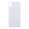 Задняя крышка для Apple iPhone Xs (стекло, широкий вырез под камеру) (белая)