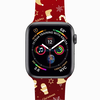 Ремешок для для Apple Watch 42/44mm силиконовый (новогодний) (принт 005)